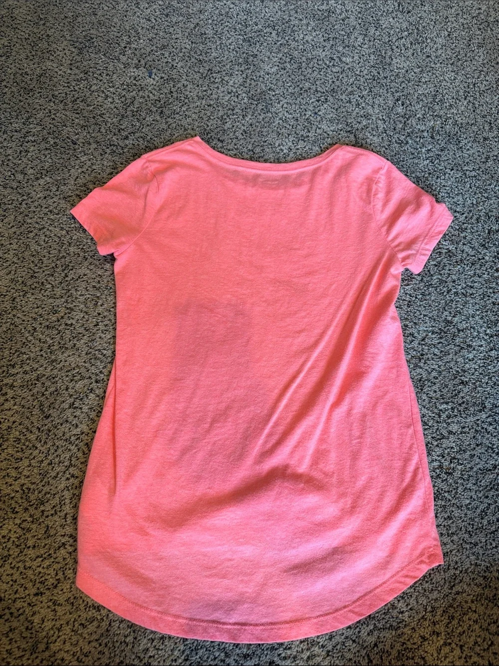 Old Navy Girls Coral Pink Short Sleeve Crew Tee